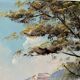 Villa by the seaside in Ramatuelle, oil on canvas signed Picard 1926.