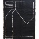 Black and white rug (Moroccan handmade) 250cmx150cm
