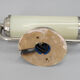 Art deco or bauhaus nickel-plated wall lamp, 1930