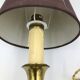 Vintage bronze bedside lamp