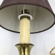Vintage bronze bedside lamp