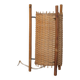 Woven rattan lamp from the 1960s