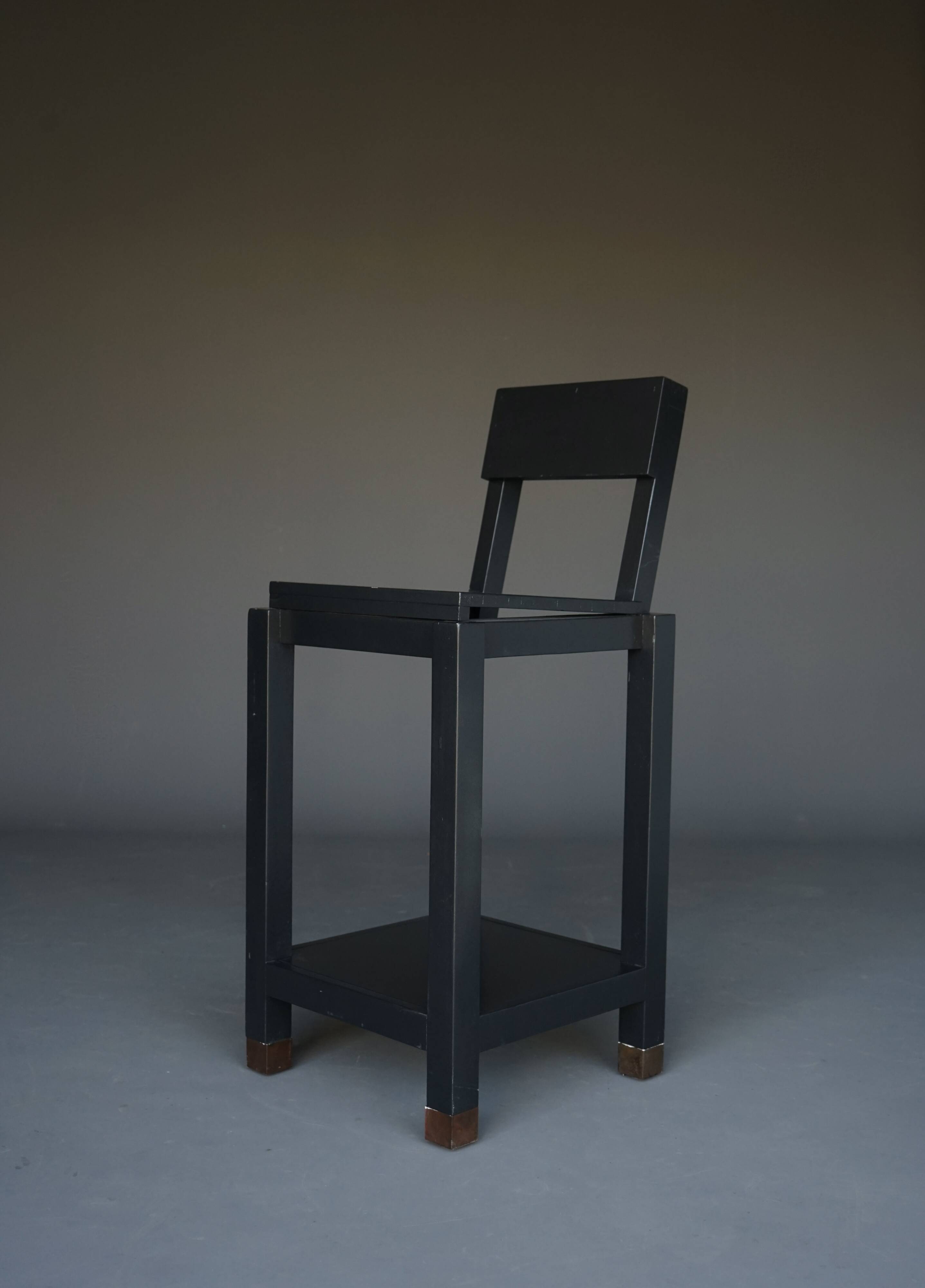 Tabouret haut de Pepijn Fabius Clovid, années 2020.