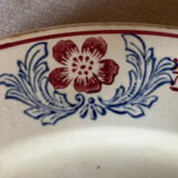 Pair of large old ST Amand flat plates
