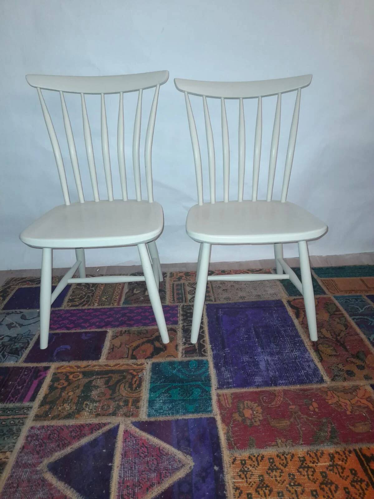 Chaise vintage scandinave Akerblom en bouleau, Suède, 1955
