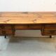 Provincial desk made of solid cherry wood, 20th century.