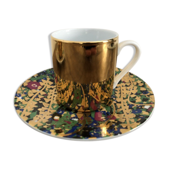 GUSTAV KLIMT Coffee Cup and Gold Cup