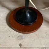 Totem floor lamp in teak and vintage perspex
