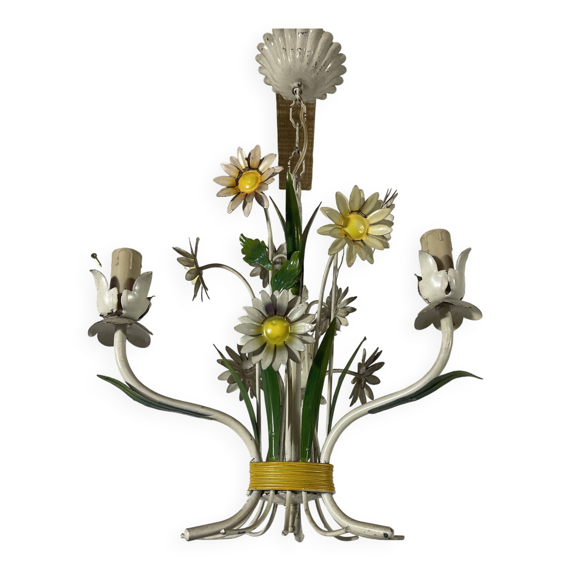 Antique daisy chandelier