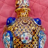 Antique english faience vase Alhambrian - relief decoration