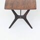 Sculptural coffee table by Karl Ekselius in rosewood, JOC Sweden, 1960.