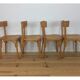 4 vintage bistro chairs 60s