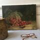 Oil on canvas signed 1905