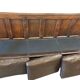 Vintage rustic wooden bench / antique bench