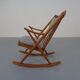 Teak Rocking Chair by Frank Reenskaug for Bramin, Denmark, 1960s