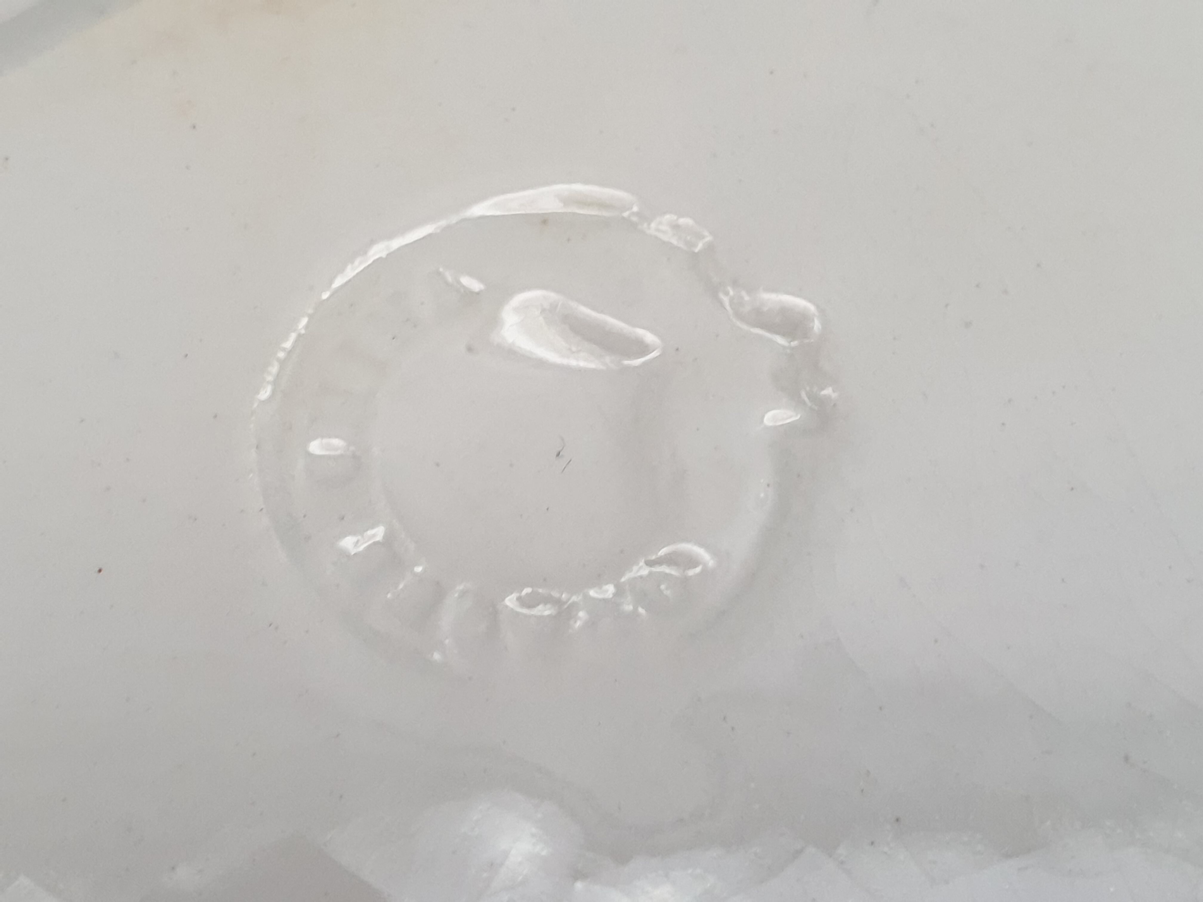 Vintage oval dish in English earthenware