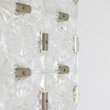 Pair of glass lanterns, Kamenicky Senov, 1970s