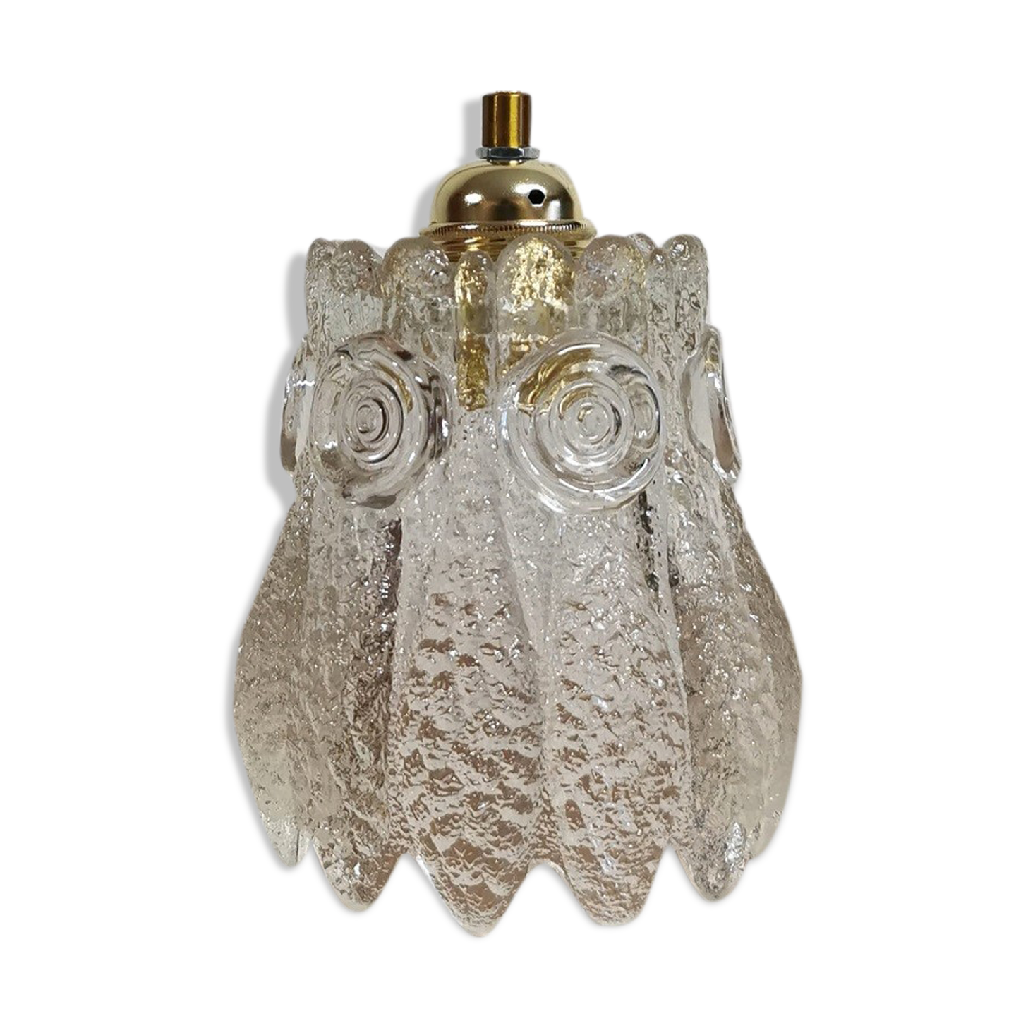 Baladeuse, old glass globe suspension