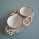 Salt cellar salt pepper cellar earthenware Desvres Géo Martel salt pepper cellar