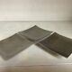 Three silver-plated metal trinket trays/candle holders