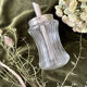 Verseuse sucre verre et inox vintage