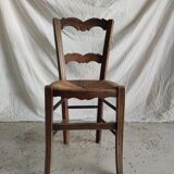 Mulched wooden chair