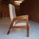 Modernist armchair in the design of René Gabriel in oak.