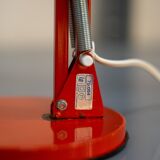 Danish Red Table Lamp by Lyskær Belysning