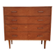 Commode quatre tiroirs vintage vers 1960