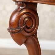 Table de coiffeuse antique en acajou, années 1890
