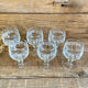 6 small vintage Luminarc glasses