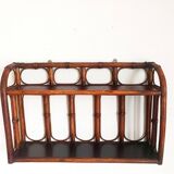 Vintage rattan wall shelf 1960
