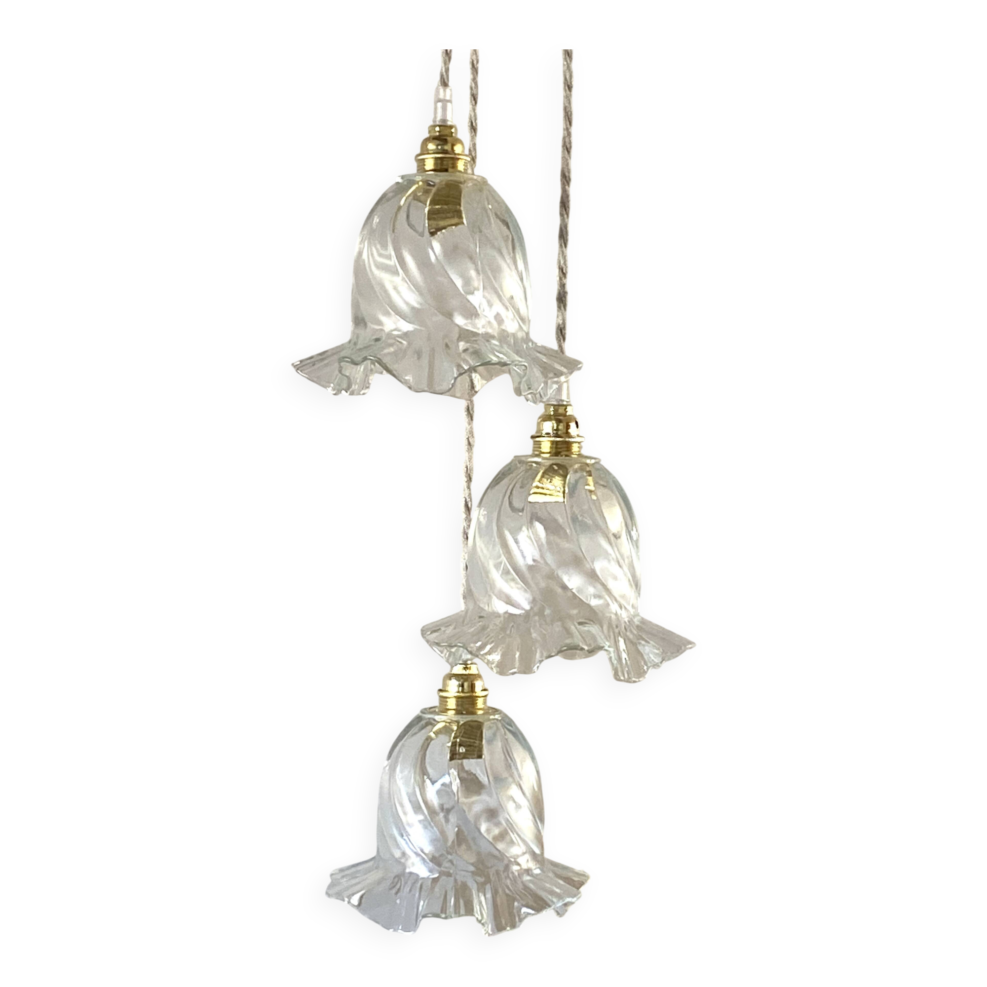 Vintage waterfall pendant light