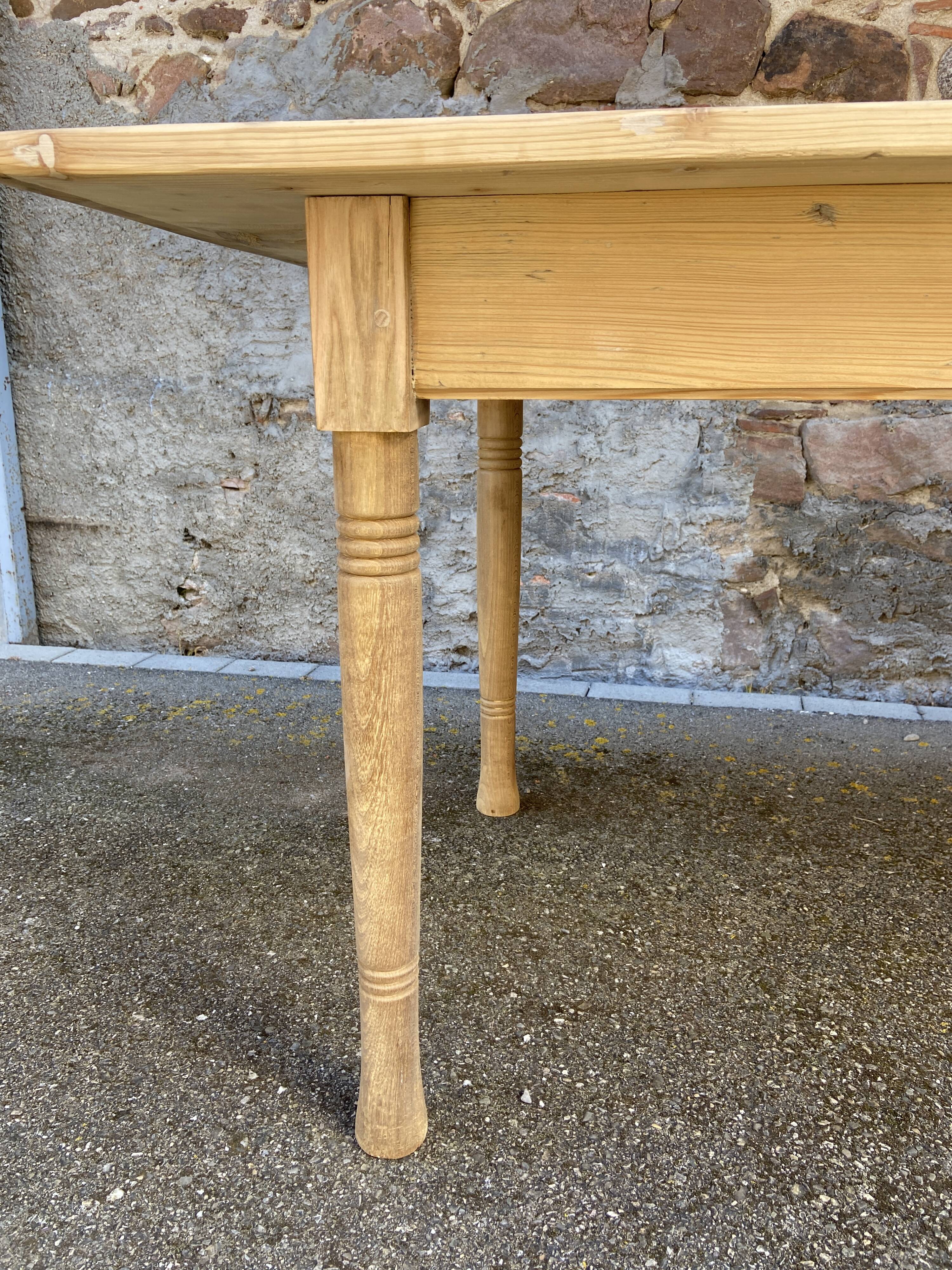 Très grande table de ferme 380 cm en sapin
