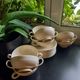 Set of 8 vintage Wedgwood cups with handles and 8 saucers