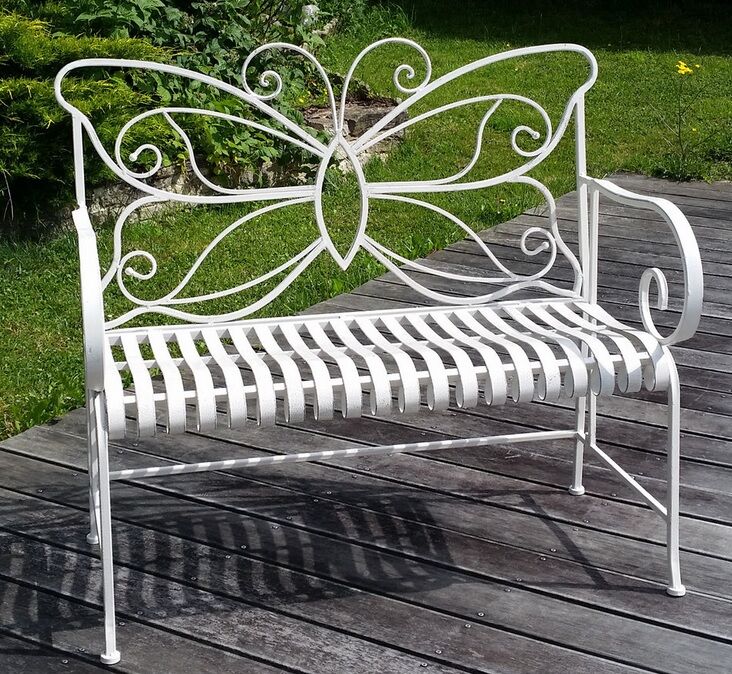 Wrought iron Garden Bench
