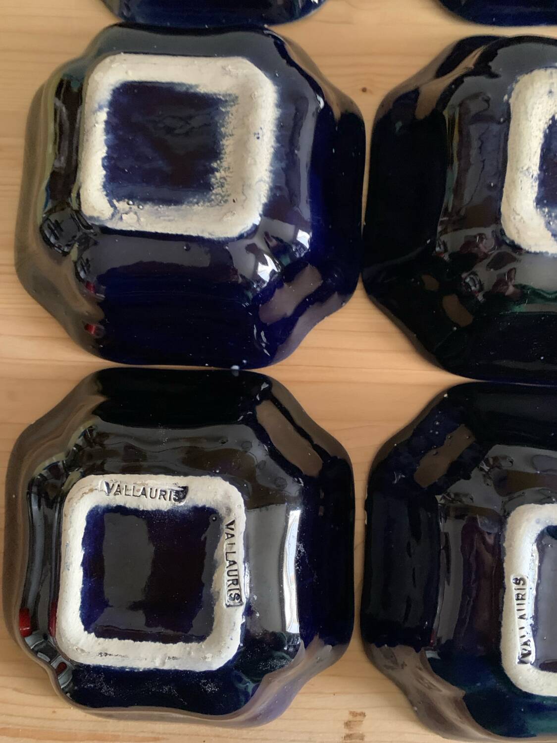 6 coupelles  Vallauris