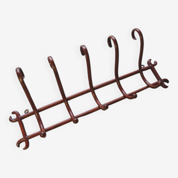 Thonet wall coat rack with 5 hooks 1900