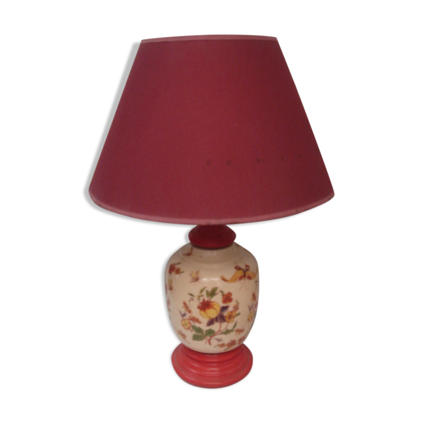 ceramic living room lamp decoration butterflies and flowers