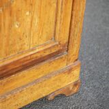 Low wooden sideboard, chest, storage unit, interior decoration Measurement: Length 140 cm. Height