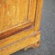 Low wooden sideboard, chest, storage unit, interior decoration Measurement: Length 140 cm. Height