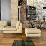 Salon "California" Jacques Charpentier, edition "Flat", France 1970