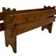 Vintage brutalist planter plant box sixties design wood