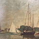 Tableau paysage de bord de mer