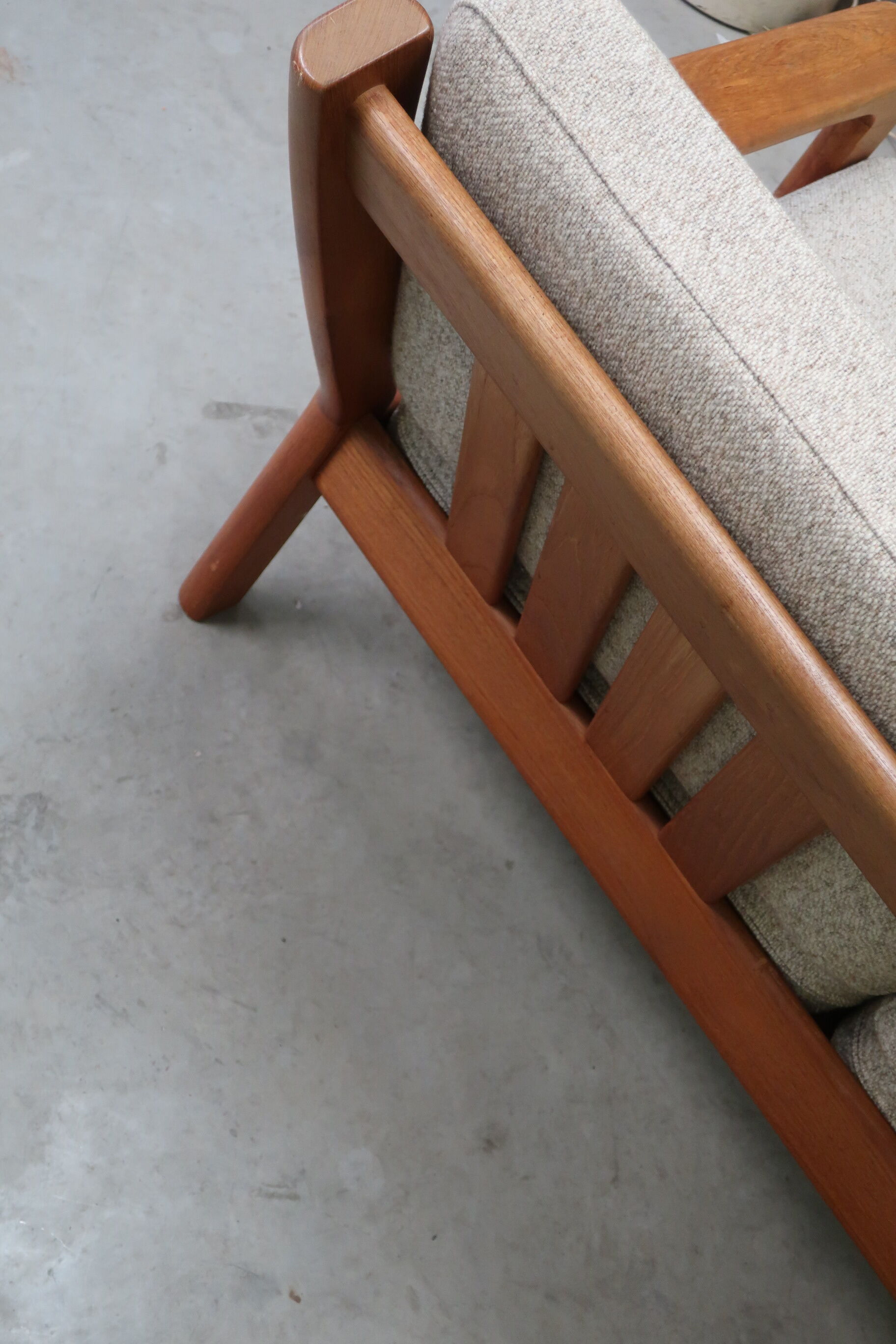 Scandinavian teak sofa from the 60s