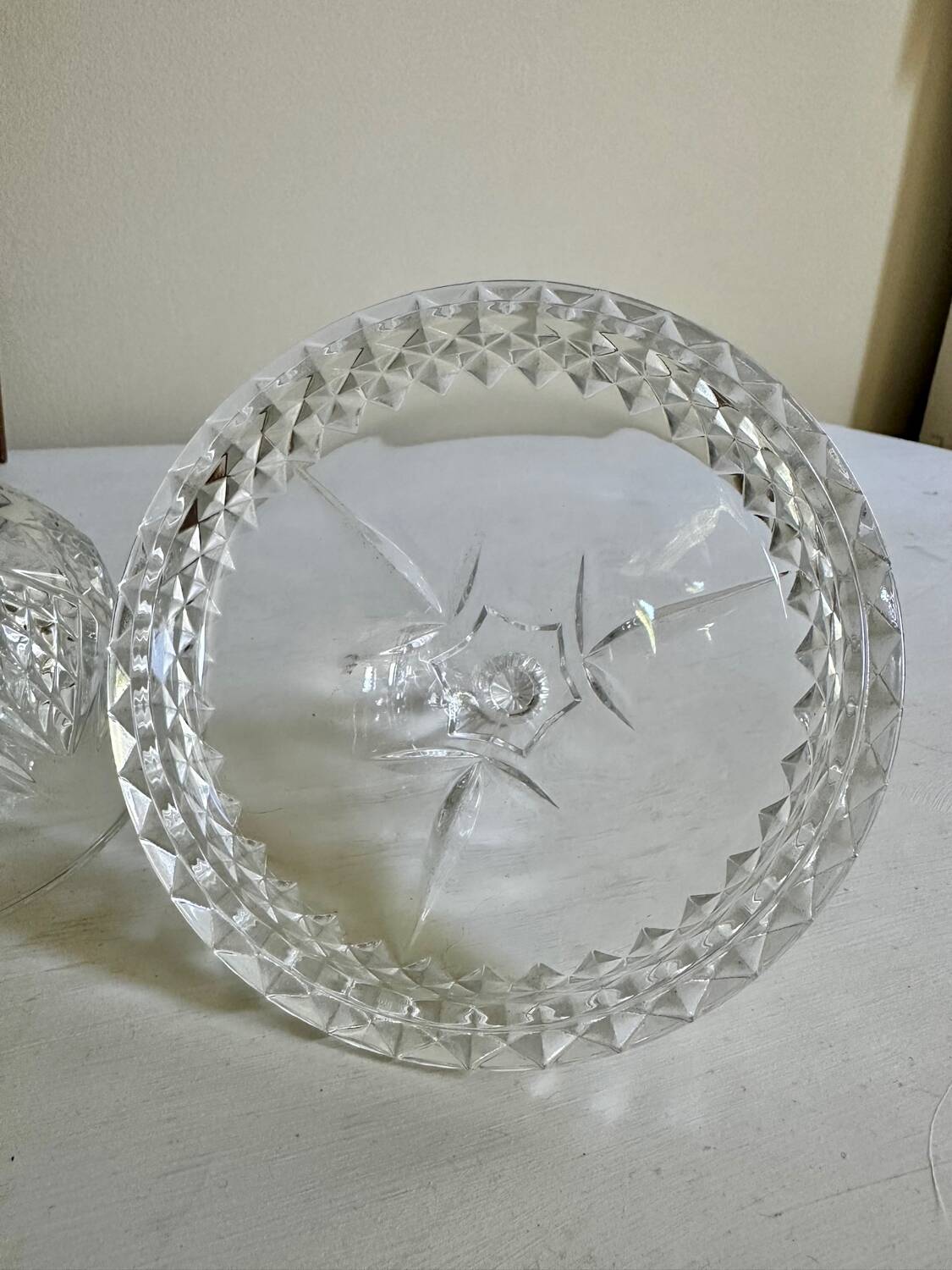 Small glass candy dish