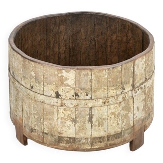 Weathered solid wood tray
