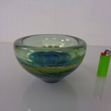 Maltese glass ashtray from Mdina, 1960s