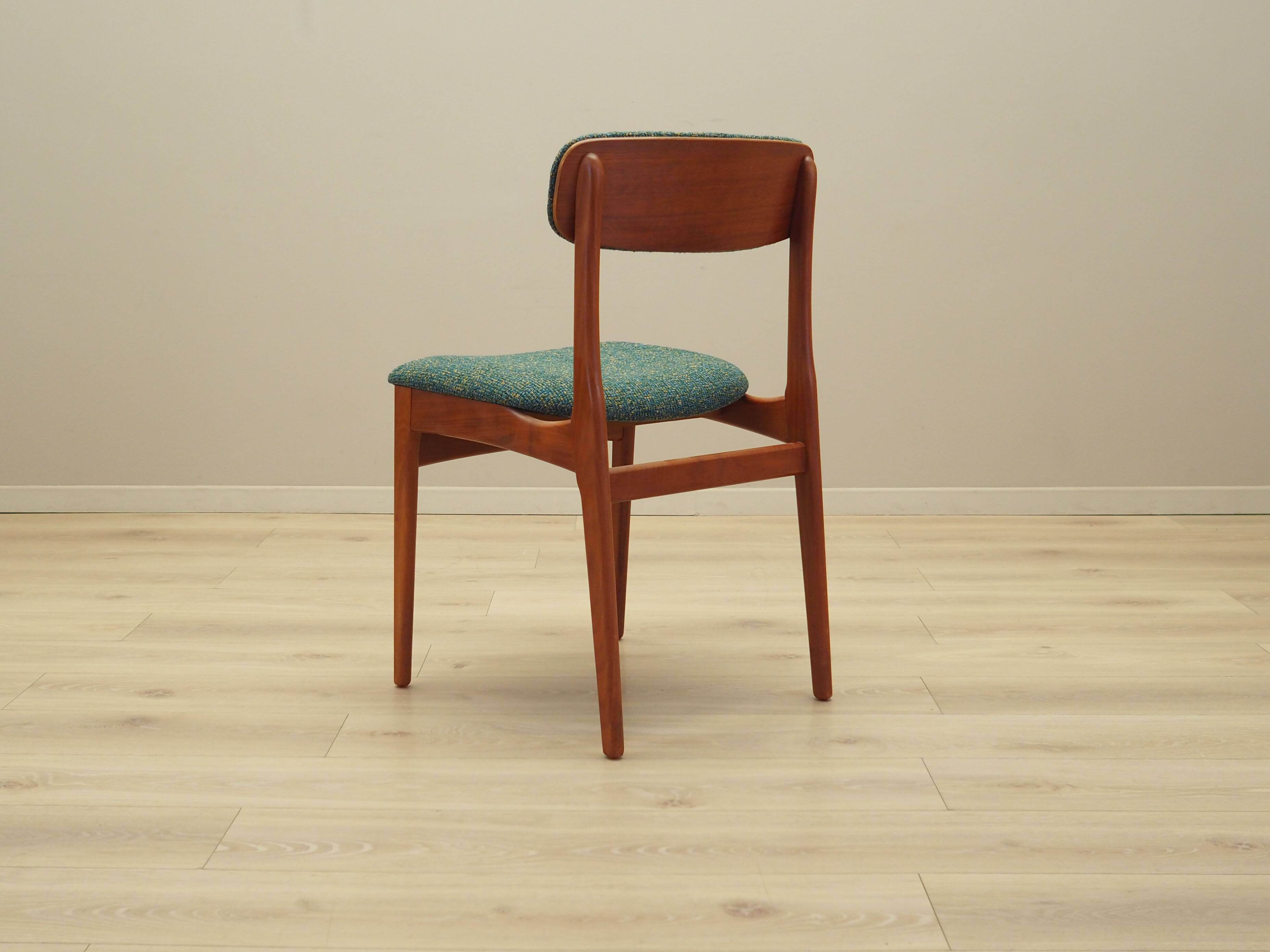 Set of six teak chairs, Danish design, 1960s, manufacture: N. & K. Bundgaar