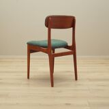 Set of six teak chairs, Danish design, 1960s, manufacture: N. & K. Bundgaar